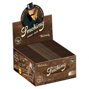 Smoking Brown Largo (110mm) King Size.- Tipo B.- Caja de 50 libritos x 33 hojas