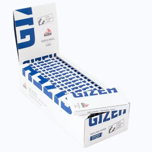 Cartine Gizeh Original Blue Doppie.- Paccheto Magnetico (20 libretti x 100 foglietti)