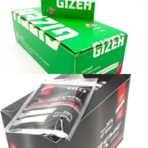 Gizeh Fino Corto (70mm) 18,5gr + 2880 Filtros Slim Extra Largo (6x22mm), con papel