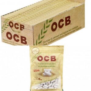 Papel OCB Organic REGULAR 70mm + 5x150 filtros OCB orgánico Slim