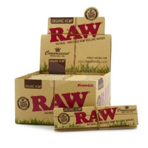 RAW Organico King Size (110x45mm) Caja de 50 libritos