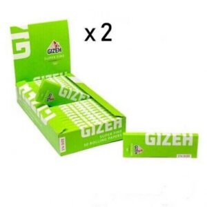 2 Carta Gizeh Super Fine 1 1/4 di 78 mm - 50 libretti