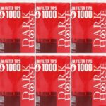 6000 Filtros Slim 6x15mm con papel (6x1000 filtros)