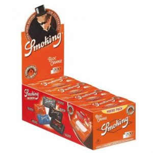 Smoking Orange Doppie Corte (70mm) Tipo A, 20 libretti x 200 fogli