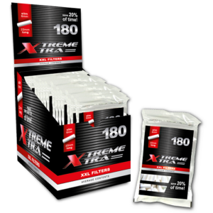 Filtros Xtreme Xtra Slim largo 22x6mm (32 bolsitas de 180 filtros)